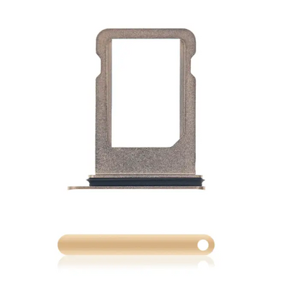 Sim Tray Karten Kompatibel für iPhone X (Gold) - Sim Tray