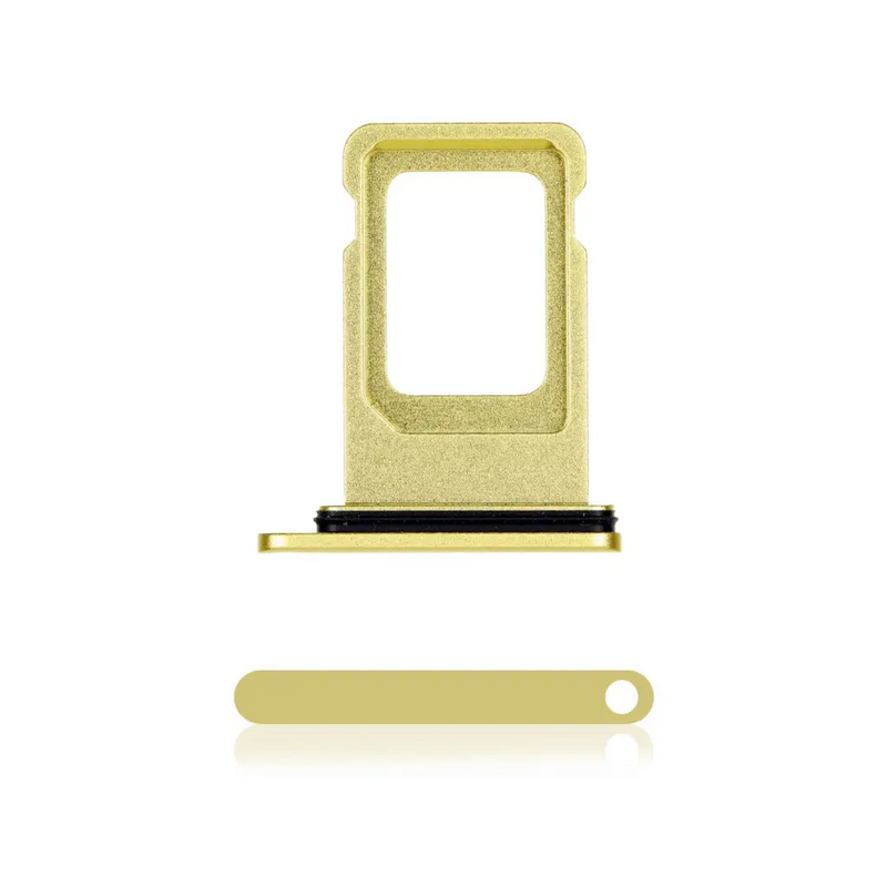 Single SIM Card Tray Kompatibel für iPhone 11 (Gelb) - Sim