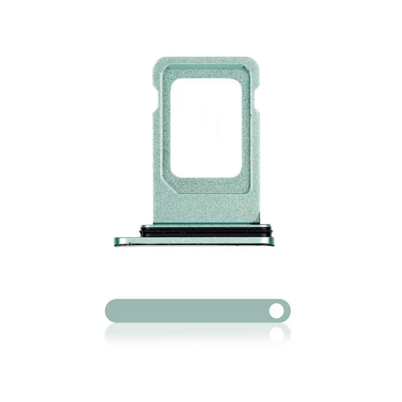 Single SIM Card Tray Kompatibel für iPhone 11 (Grün) - Sim