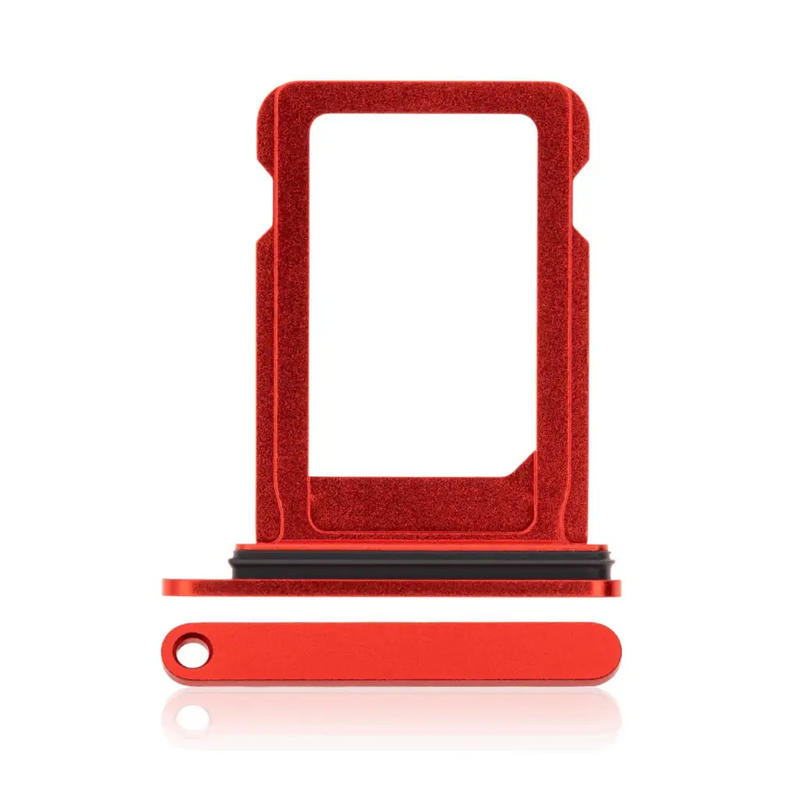 Single SIM Card Tray Kompatibel für iPhone 12 Mini (Rot) -