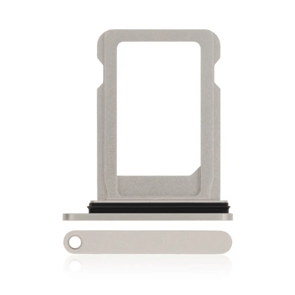 Single SIM Card Tray Kompatibel für iPhone 12 Mini (Weiß) -