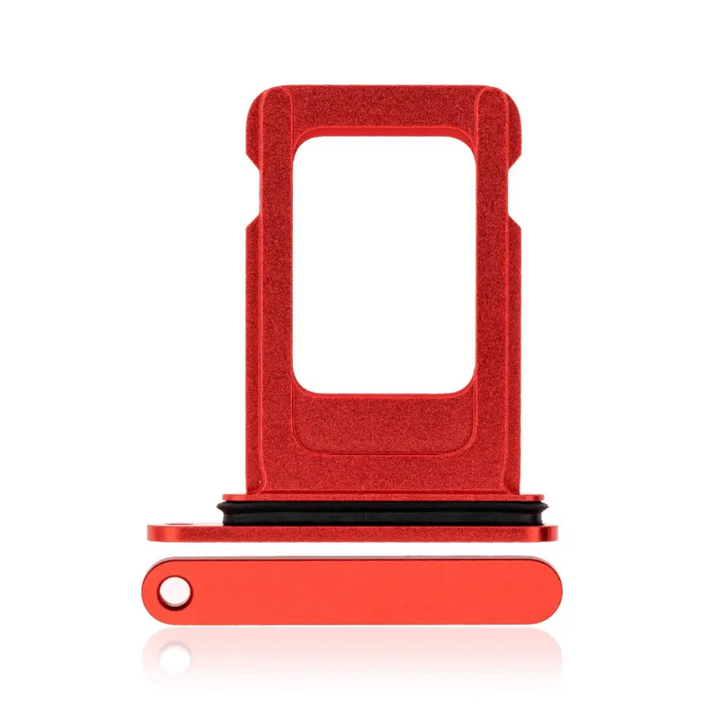 Single SIM Card Tray Kompatibel für iPhone 12 (Rot) - Sim