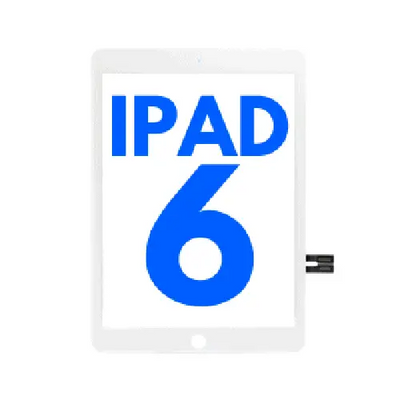 Touchscreen Glas - Digitizer für iPad 6 (2018) (Weiß) (Pulled)