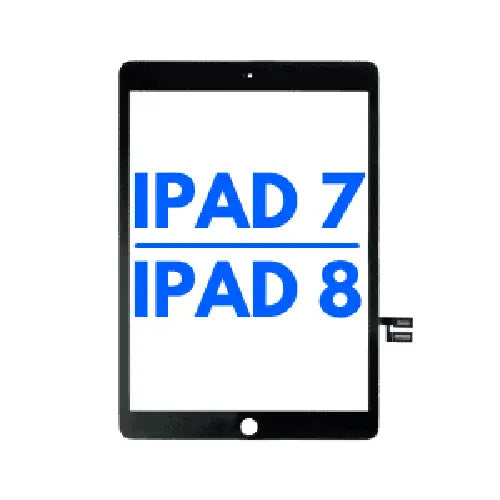 Touchscreen Glas - Digitizer für iPad 7 (10.2" / 2019) / iPad 8 (10.2" / 2020) (Pulled) (Schwarz)