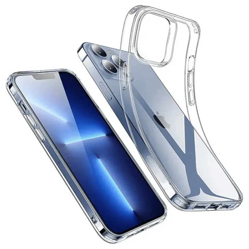 Transparent Gummi Soft Case Hülle Flexible für iPhone 13 Mini