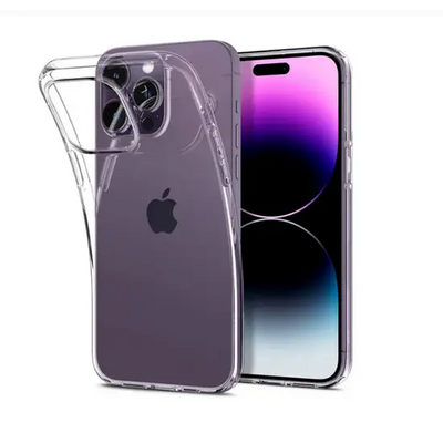 Transparent Gummi Soft Case Hülle Flexible für iPhone 14 Pro