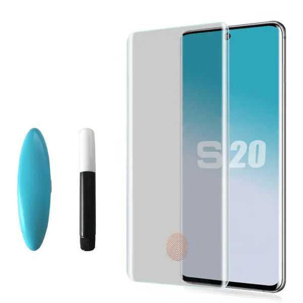 UV Tempered Glass / Panzer Glas für Samsung Galaxy S20