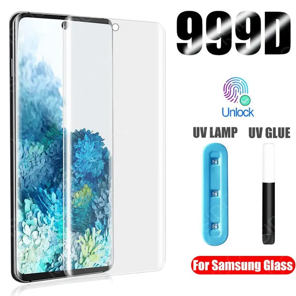 UV Tempered Glass / Panzer Glas für Samsung Galaxy S22