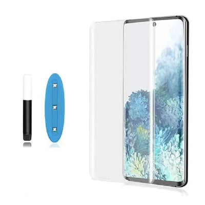 UV Tempered Glass / Panzer Glas für Samsung Galaxy S22 Ultra
